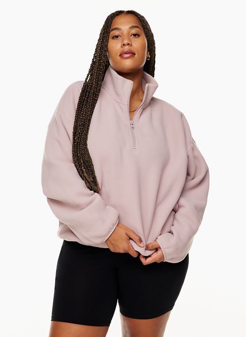 polar 1/4 zip sweater sold by Aritzia