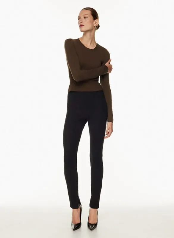 sculpt knit empire longsleeve sold by Aritzia