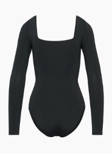 Babaton Women's Contour Squareneck Longsleeve Bodysuit in Black size 2XS sold by Aritzia