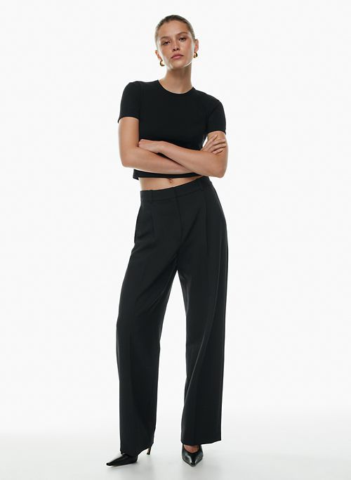 Babaton Women's Pleated Pant in Black size 8 sold by Aritzia product image thumbnail 5
