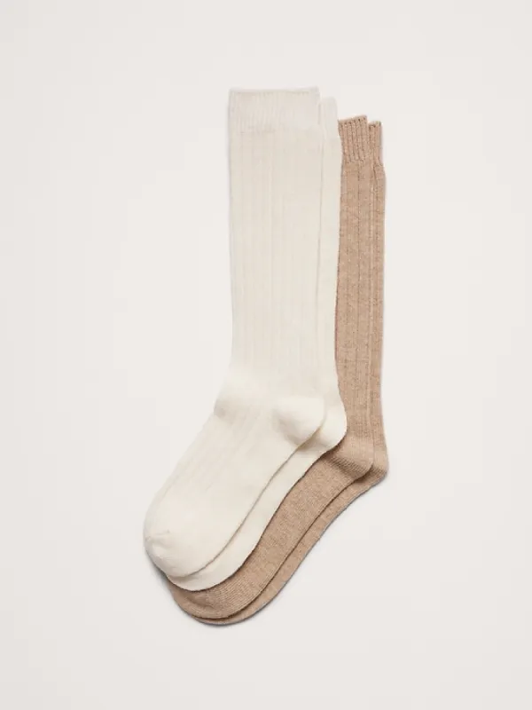 90s Archive Trouser Sock with Cashmere sold by Banana Republic