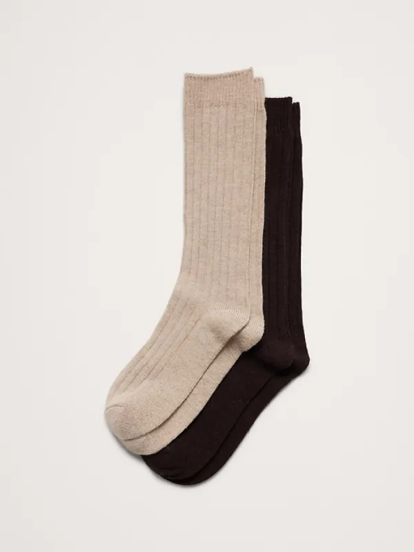 90s Archive Trouser Sock with Cashmere sold by Banana Republic
