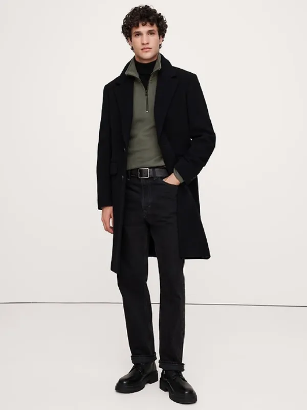 Ribbed Half-Zip Sweatshirt sold by Banana Republic