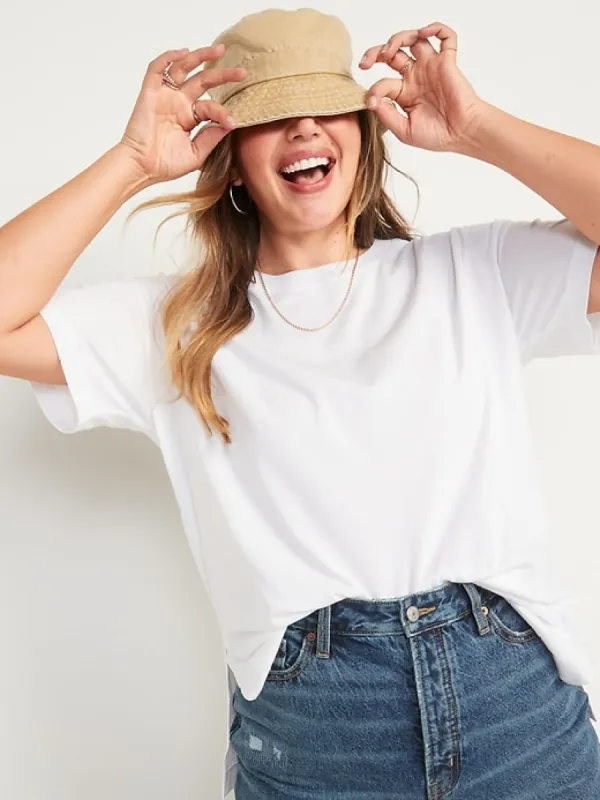 Oversized Vintage Garment-Dyed Tunic T-Shirt sold by GAP