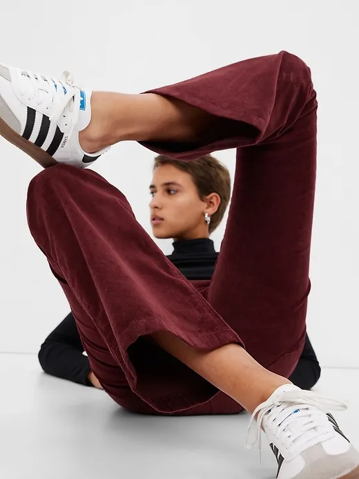 High Rise Corduroy '70s Flare Jeans with Washwell sold by GAP product image thumbnail 3