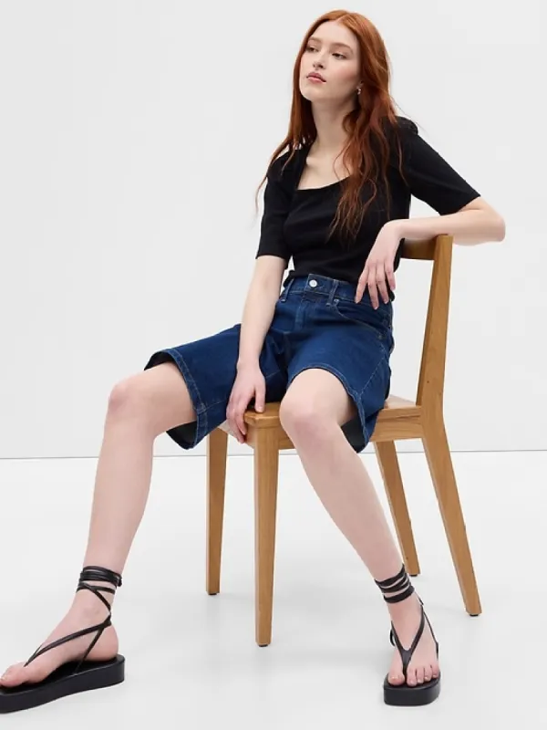 Essential Rib Puff Sleeve T-Shirt sold by GAP