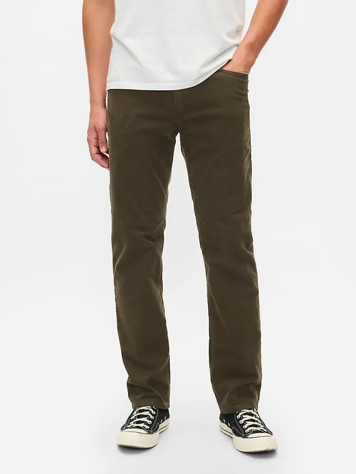 Straight Corduroy Jeans with GapFlex sold by GAP product image thumbnail 2
