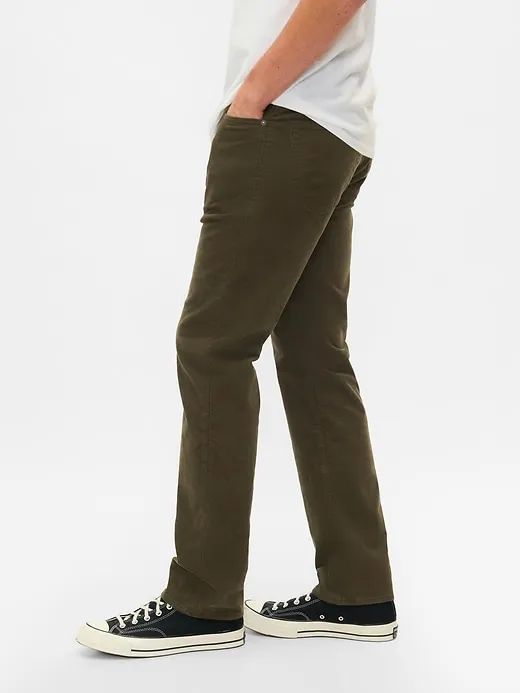 Straight Corduroy Jeans with GapFlex sold by GAP product image thumbnail 3
