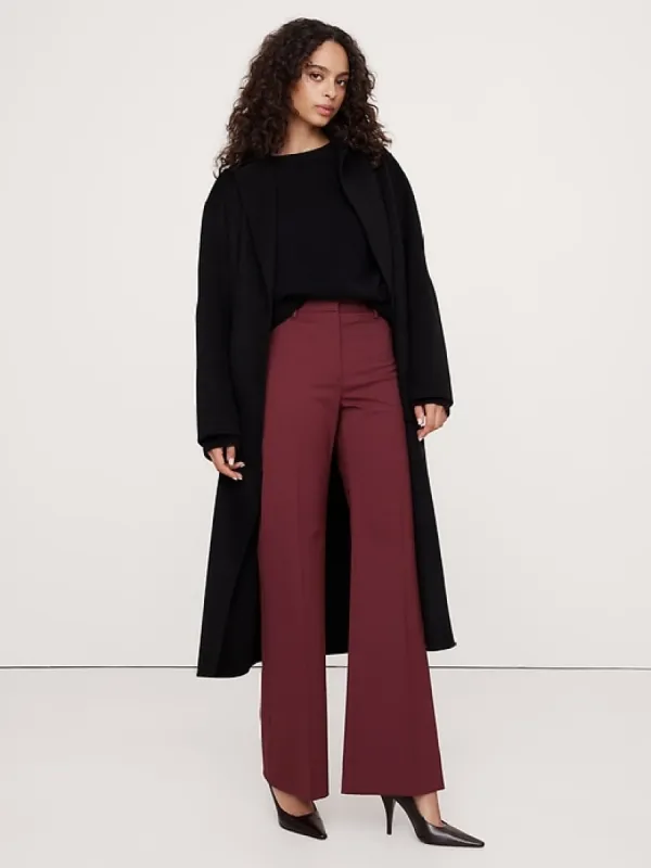 High-Rise Wide-Leg Flare Pant sold by Banana Republic