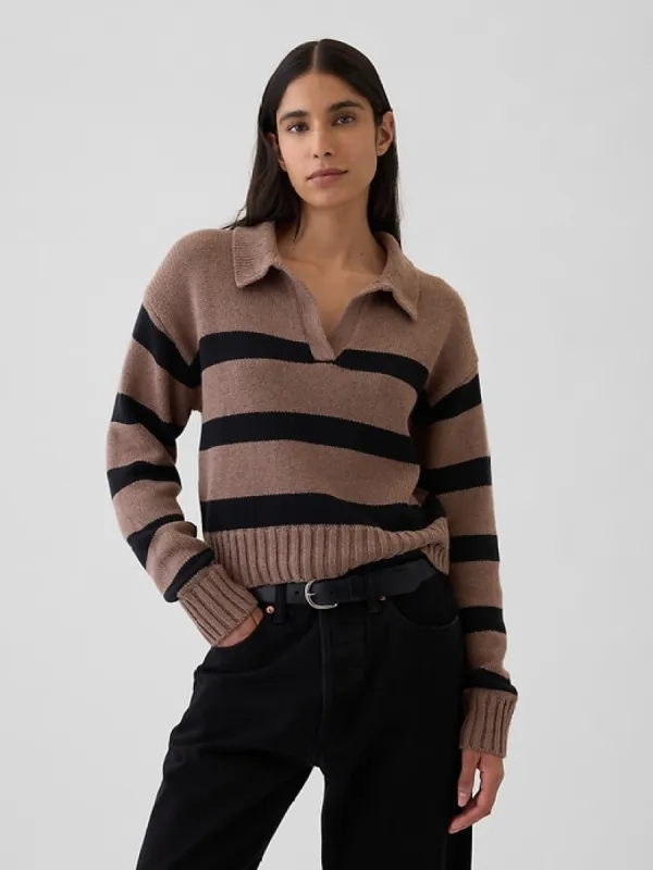 Shrunken Polo Sweater sold by GAP