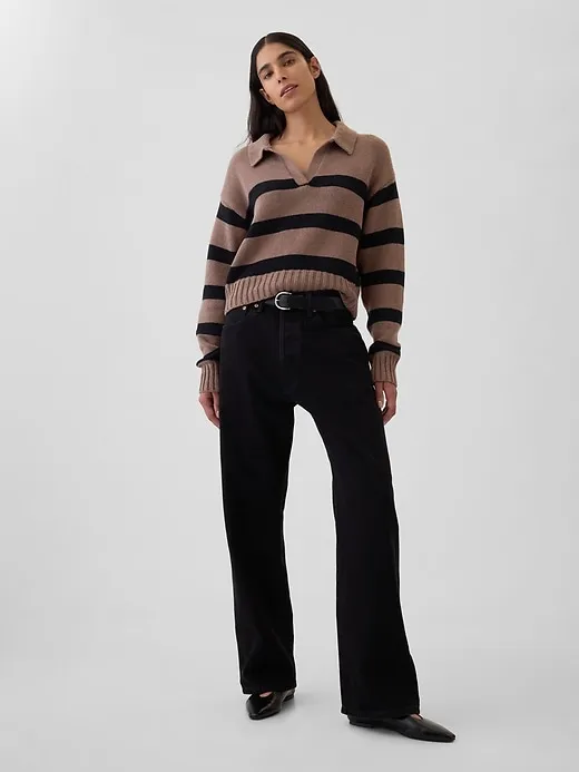 Shrunken Polo Sweater sold by GAP product image thumbnail 3