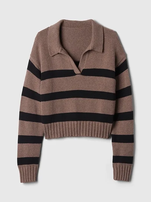 Shrunken Polo Sweater sold by GAP product image thumbnail 5