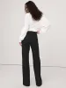 High-Rise Wide-Leg Flare Flannel Pant sold by Banana Republic