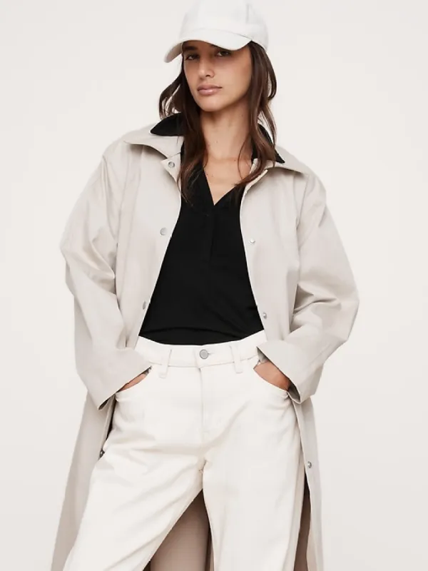 Wool-Blend Polo Top sold by Banana Republic