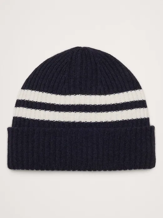 Reversible Merino-Blend Beanie sold by Banana Republic