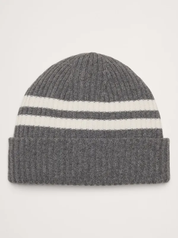 Reversible Merino-Blend Beanie sold by Banana Republic