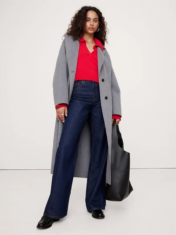 Cashmere Cropped Sweater Polo sold by Banana Republic