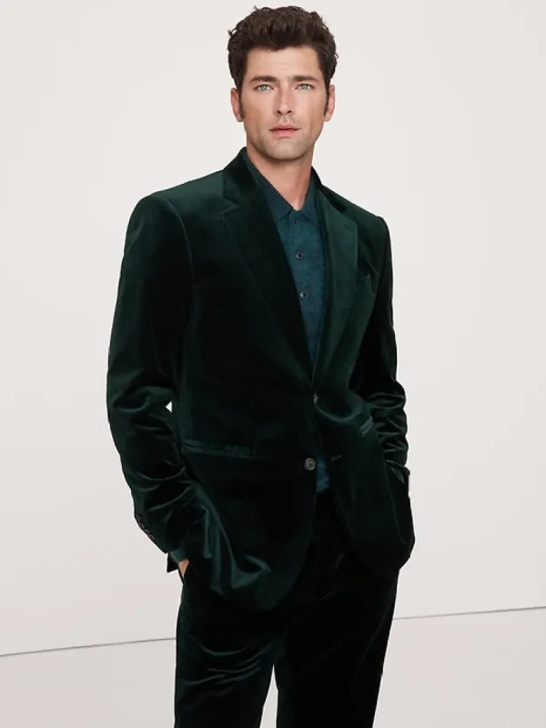 Velvet Suit Jacket sold by Banana Republic