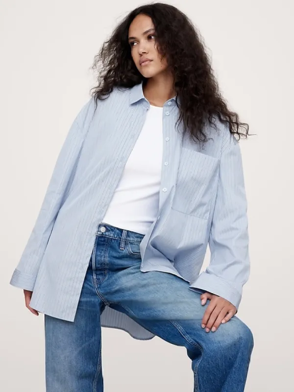 The Oversized Shirt sold by Banana Republic