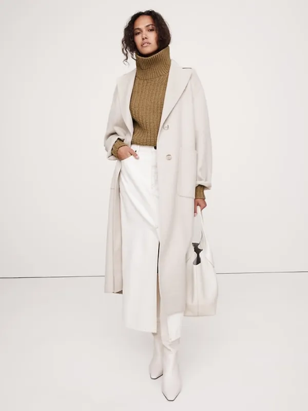 Italian Merino-Blend Cropped Sweater sold by Banana Republic