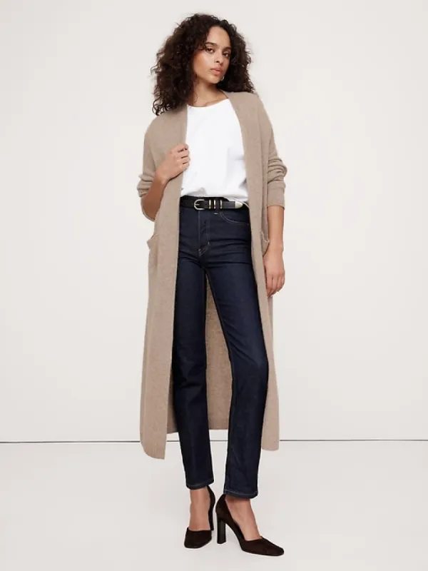 Oversized Cashmere Duster Cardigan sold by Banana Republic
