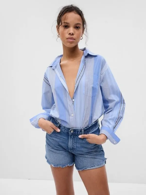 Stripe Big Shirt sold by GAP