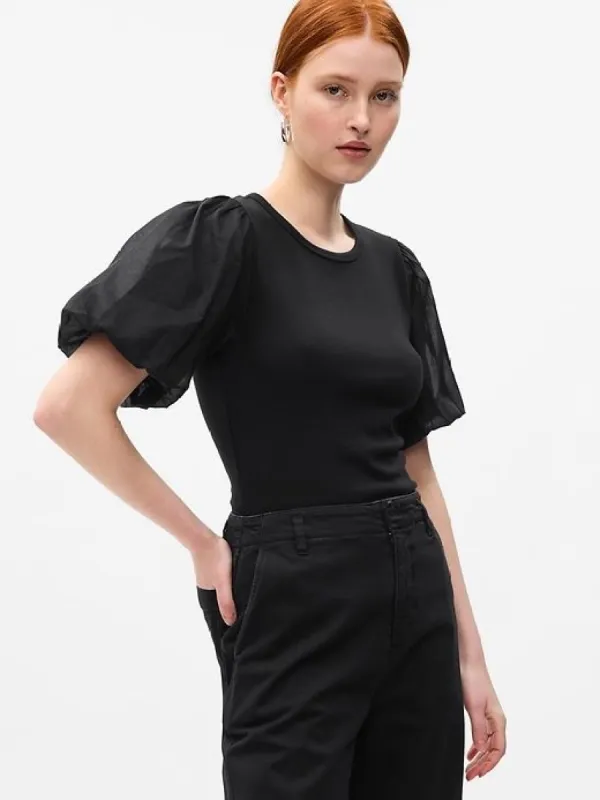 Modern Puff Sleeve T-Shirt sold by GAP