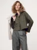 The Boxy Crop Shirt sold by Banana Republic