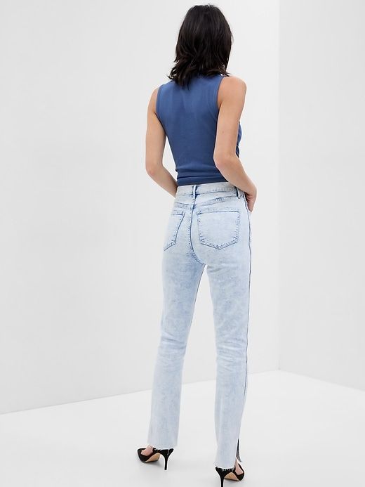 High Rise Split-Hem Vintage Slim Jeans sold by GAP product image thumbnail 2