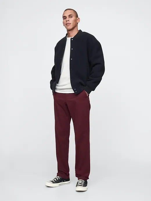 Modern Khakis in Straight Fit with GapFlex sold by GAP
