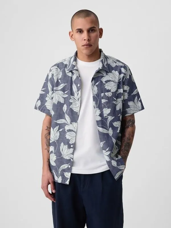 Chambray Resort Shirt sold by GAP