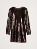 Stretch-Sequin Mini Dress sold by Banana Republic