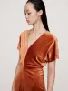 Bias-Cut Velvet Maxi Dress sold by Banana Republic