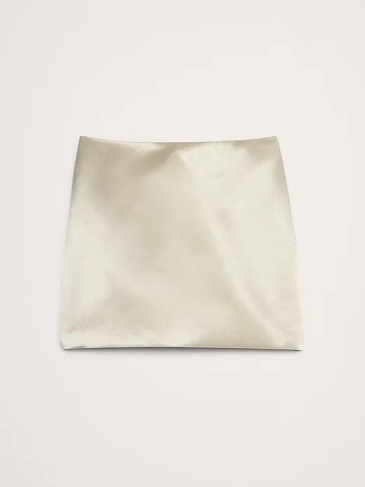 Satin Mini Skirt sold by Banana Republic product image thumbnail 4