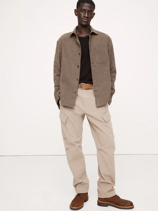 Relaxed Flannel Overshirt sold by Banana Republic