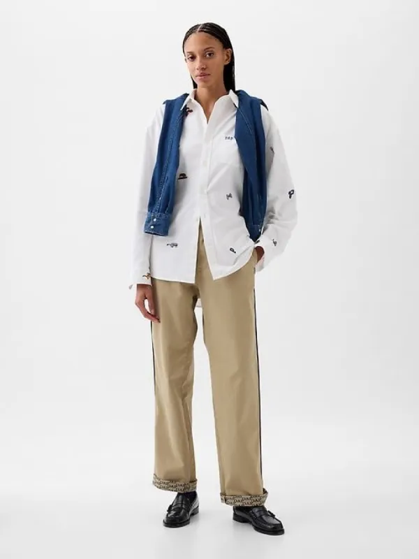 DAP × GAP Embroidered Oxford Shirt sold by GAP