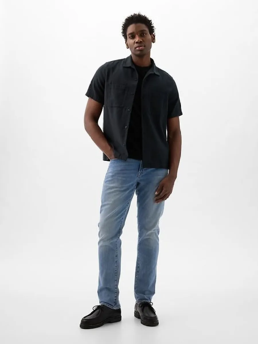 Athletic Straight Jeans sold by GAP