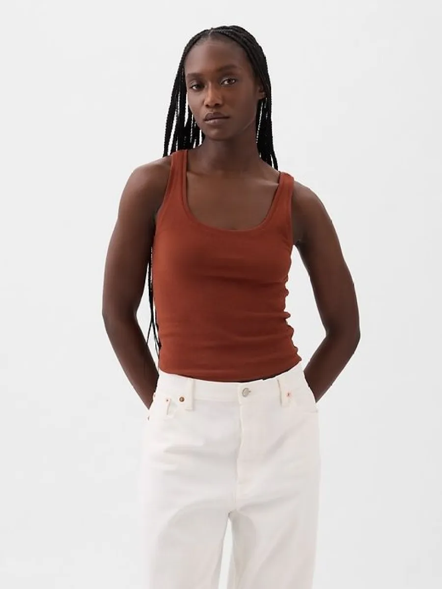 Modern Cropped Tank Top sold by GAP
