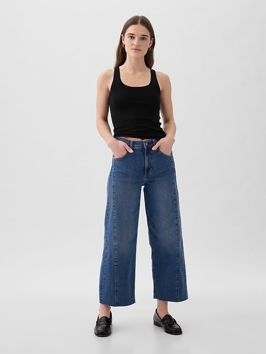 Modern Cropped Tank Top sold by GAP product image thumbnail 3