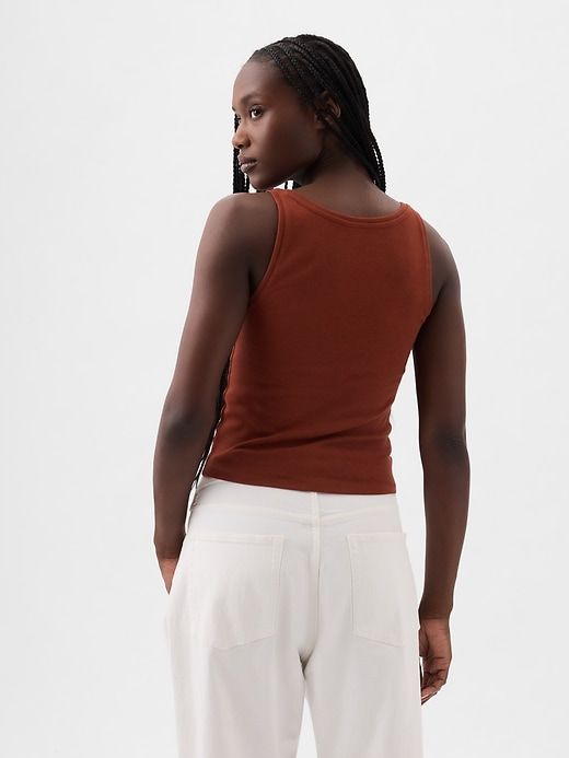 Modern Cropped Tank Top sold by GAP product image thumbnail 5