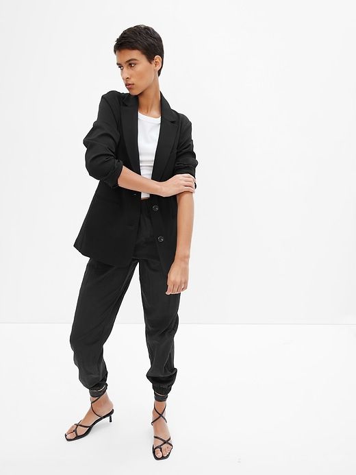 Relaxed Ponte Blazer sold by GAP