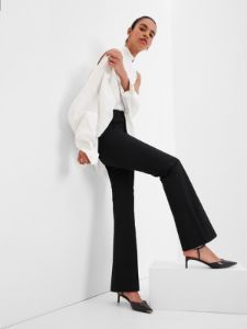 High Rise BiStretch Flare Pants sold by GAP
