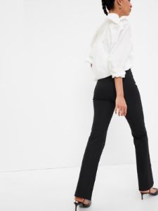 High Rise BiStretch Flare Pants sold by GAP