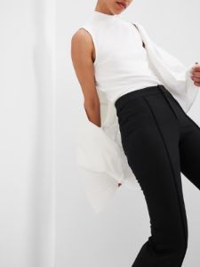 High Rise BiStretch Flare Pants sold by GAP