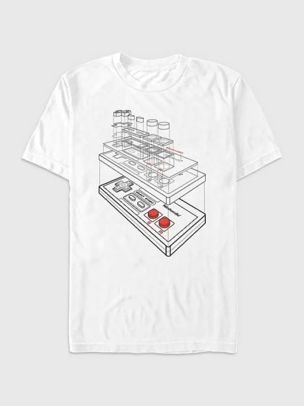 Nintendo NES Controller Graphic Tee sold by GAP