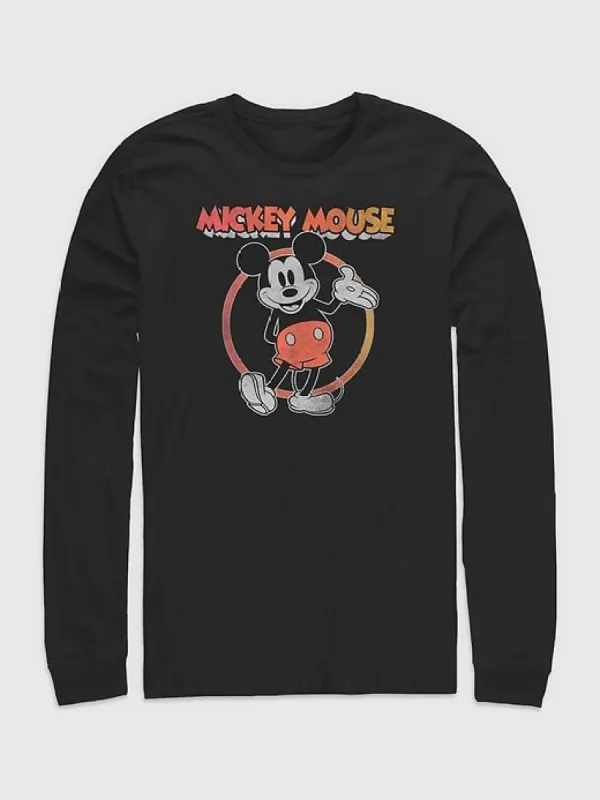 Mickey And Friends Vintage Graphic Long Sleeve Tee made by GAP