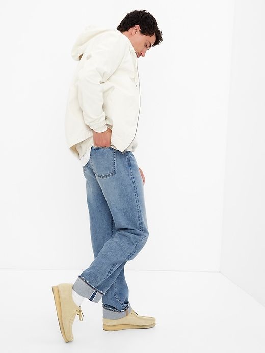 '90s Original Straight Fit Selvedge Jeans sold by GAP product image thumbnail 5