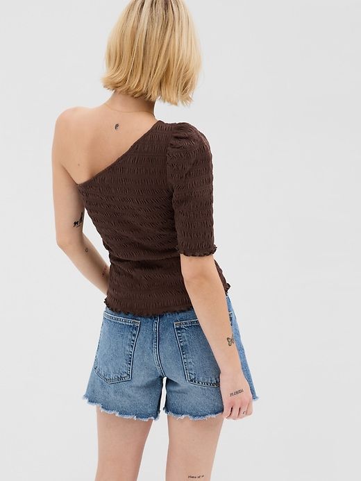 Smocked One-Shoulder Top sold by GAP product image thumbnail 2