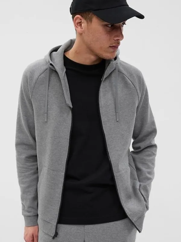GapFit Tech Fleece Full-Zip Hoodie sold by GAP