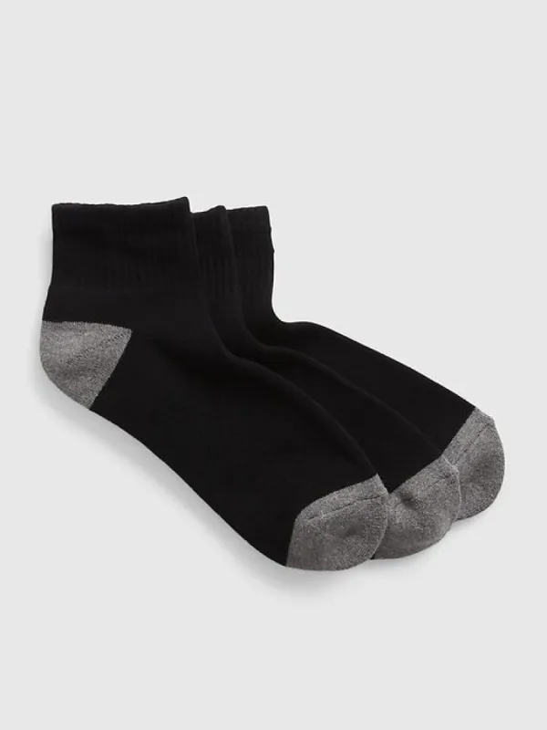 Quarter Crew Socks (3-Pack) sold by GAP